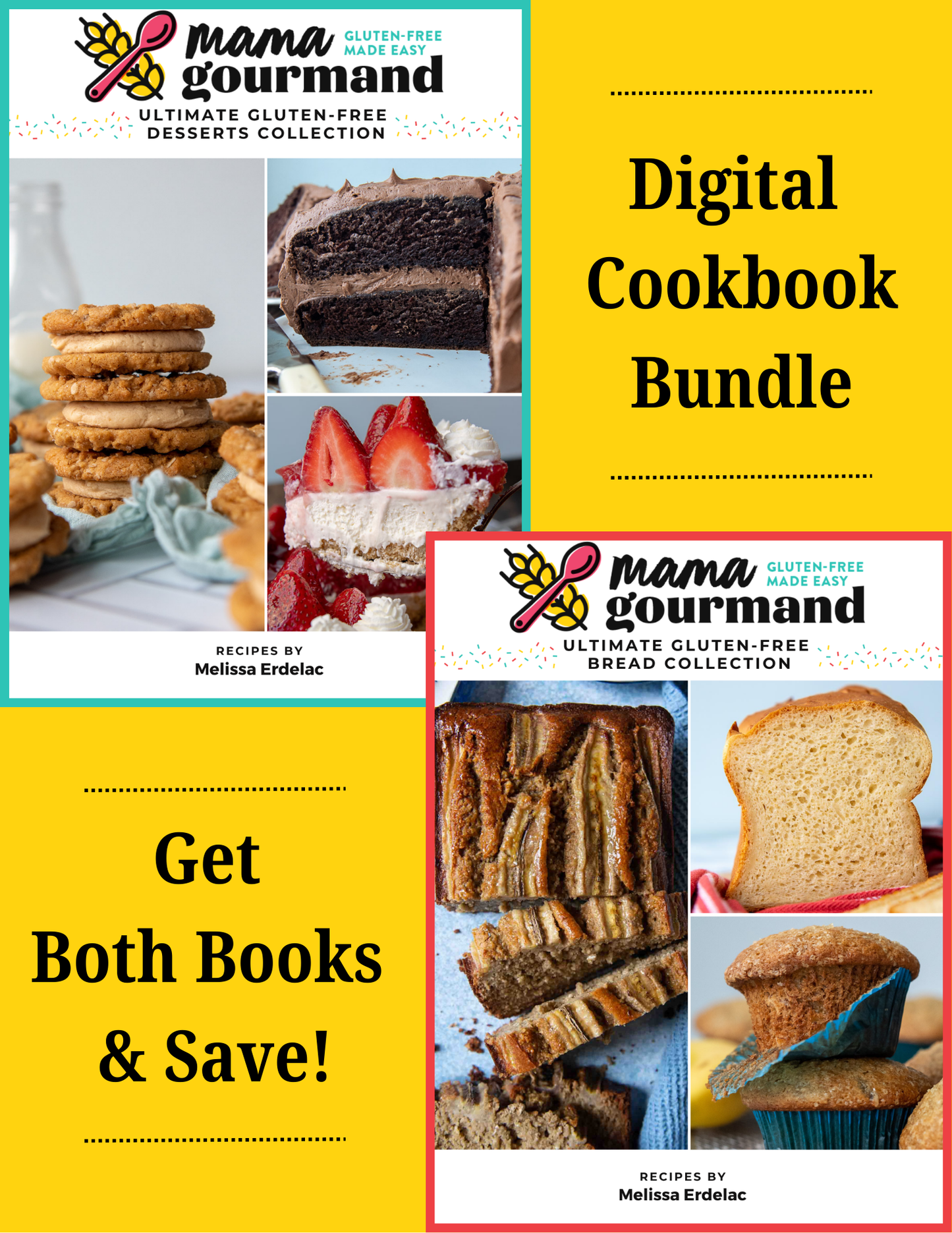 Gluten-Free Cookbook Two Book Bundle (E-Book)