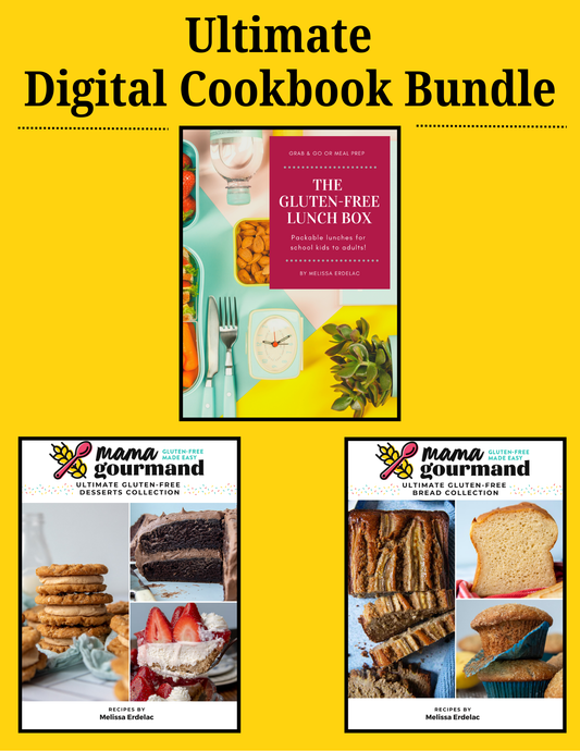 Gluten Free Cookbook Three Book Bundle (E-Book)